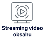 Streaming video obsahu logo